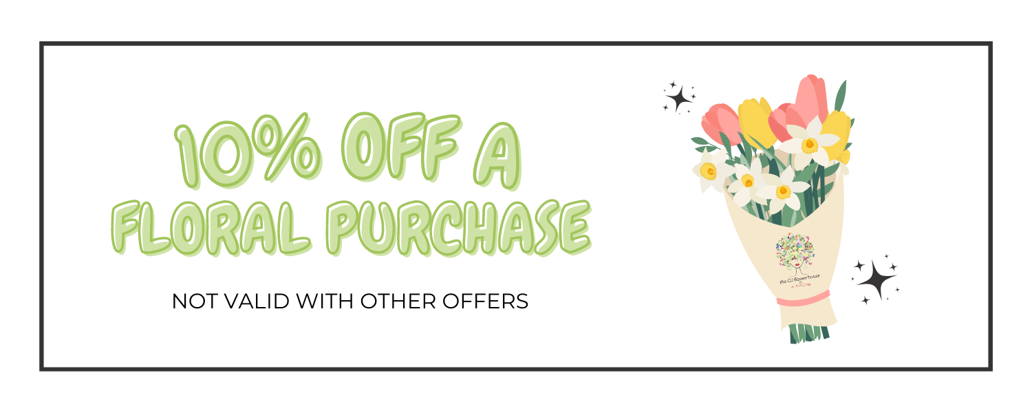 Get 10% off any purchase at the CU flower house
