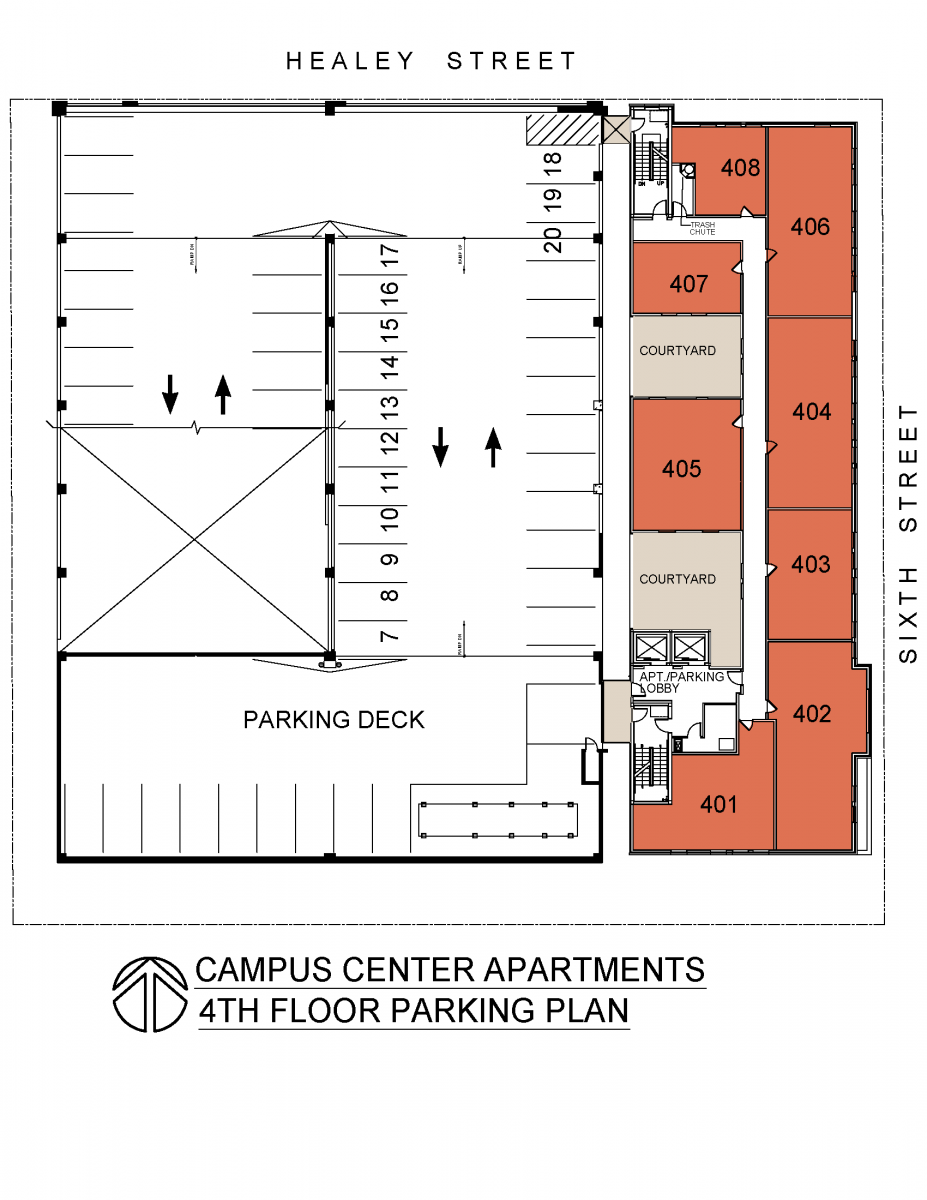 601 Uncovered Parking Map