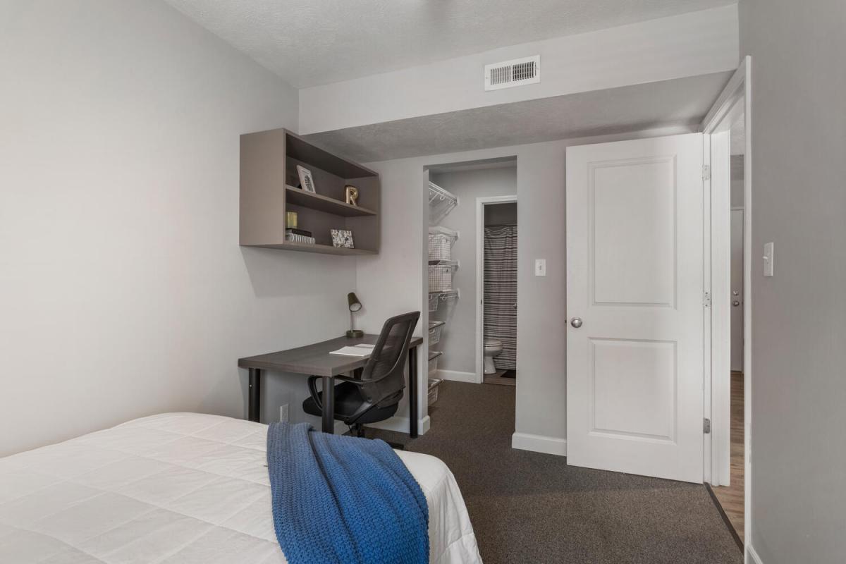 Bedroom Closet and Desk