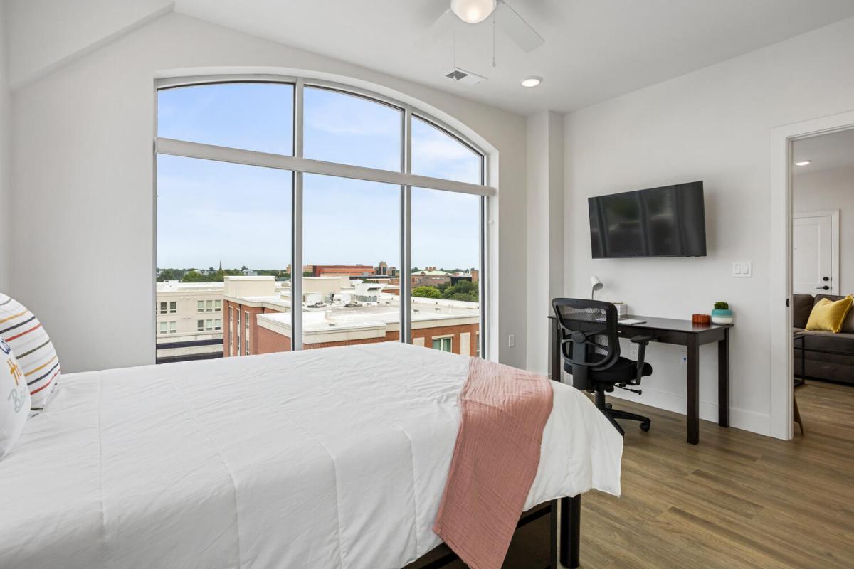 Bedroom Window and Desk