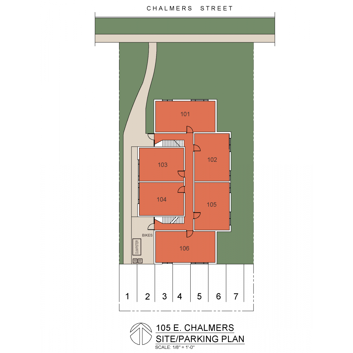 105C-PARKING PLAN COLOR