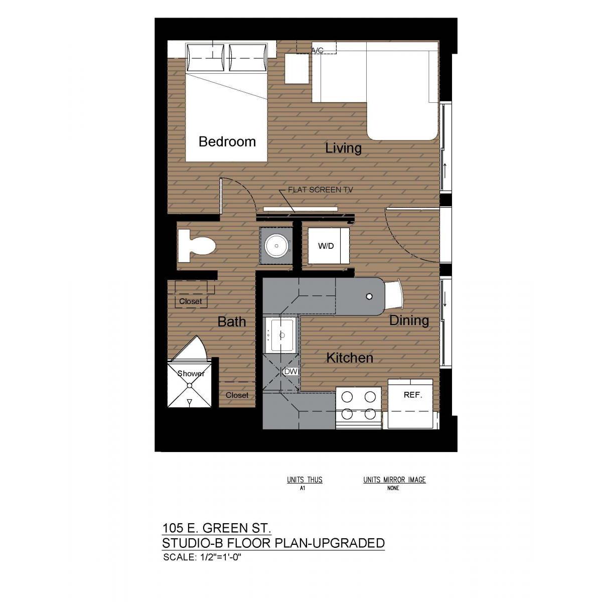 105G STUDIO B PLAN-COLOR-UPGRADE