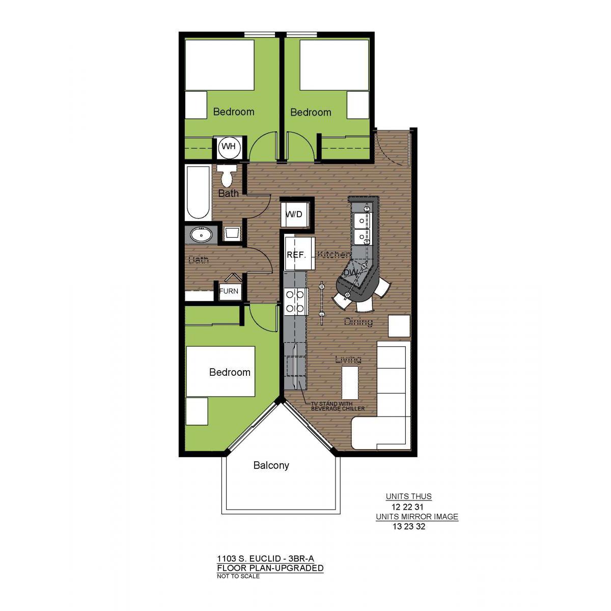 1103E-3BR A FLOORPLAN