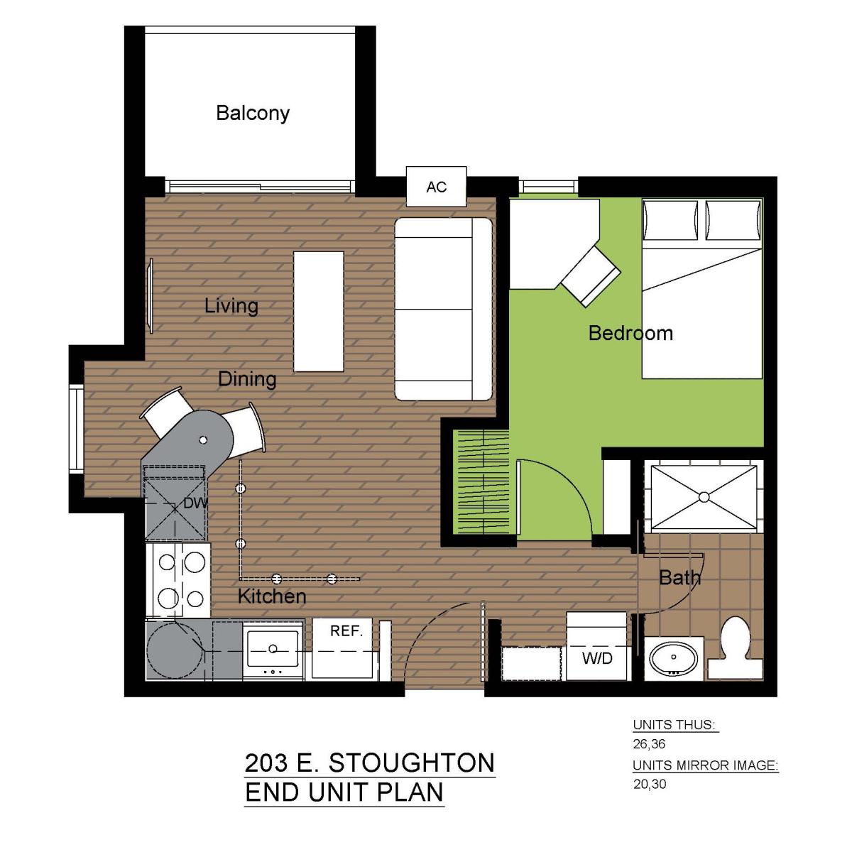 203S-END UNIT PLAN COLOR