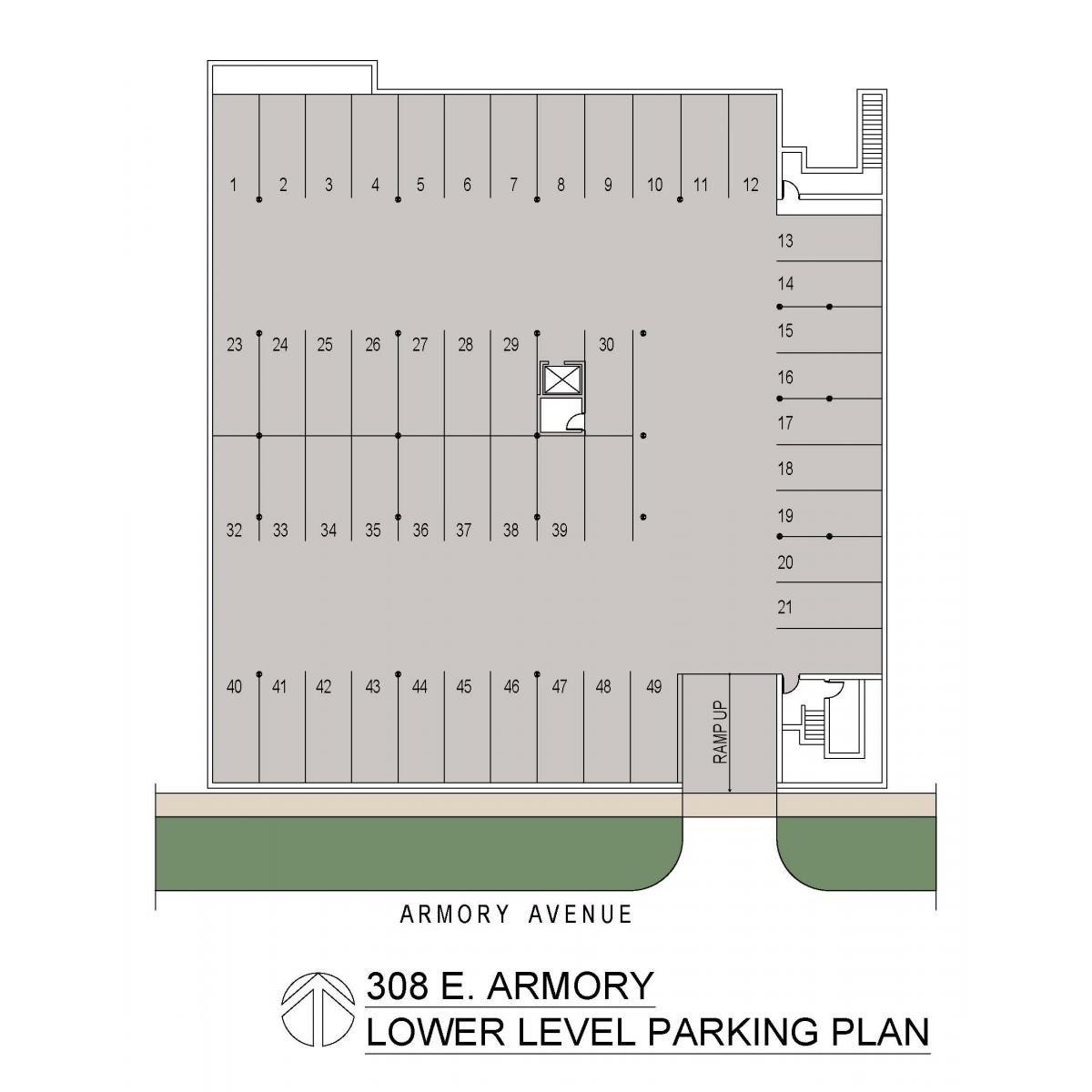 308A- GARAGE PARKING PLAN