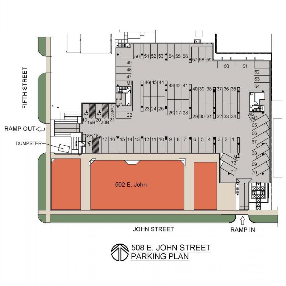 508J PARKING MAP