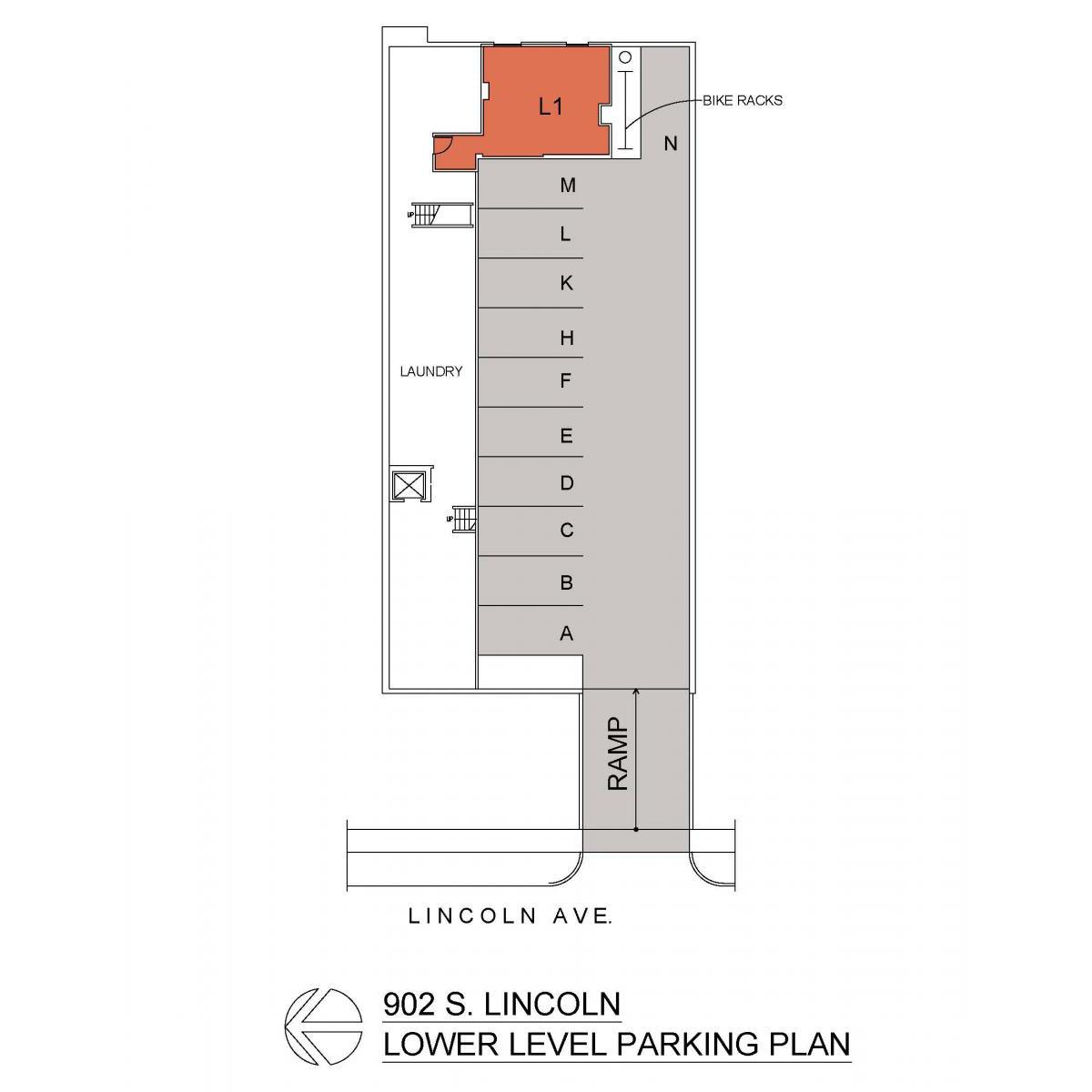 902L- LOWER LEVEL PARKING PLAN