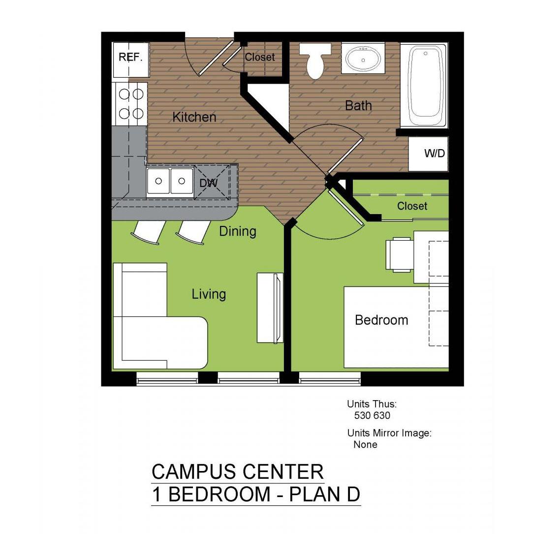 601S 1BR D FLOORPLAN