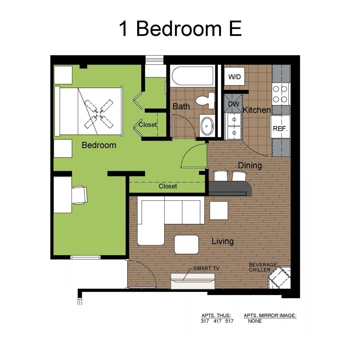 LANDO 1BR-E FLOORPLAN