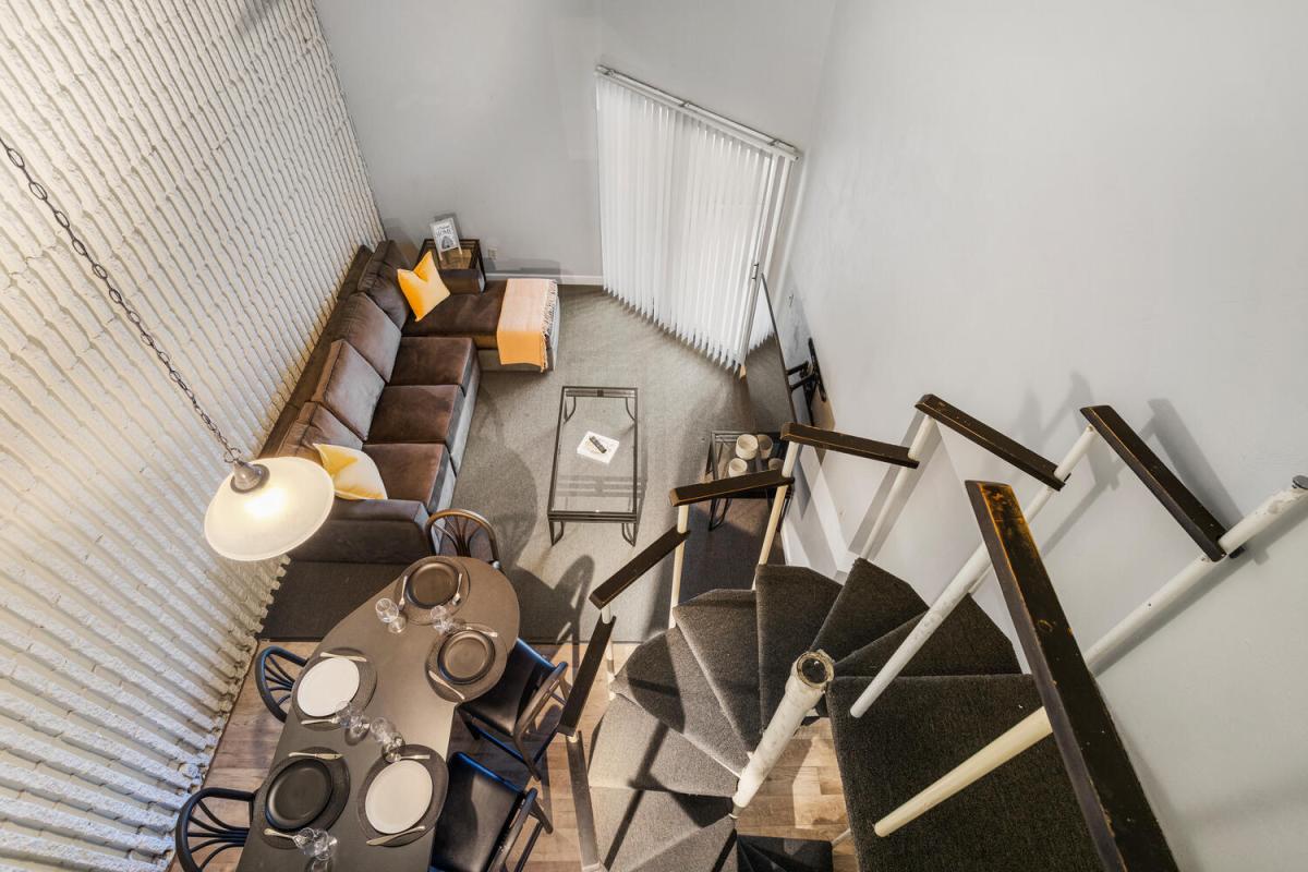 Loft View of Living Space