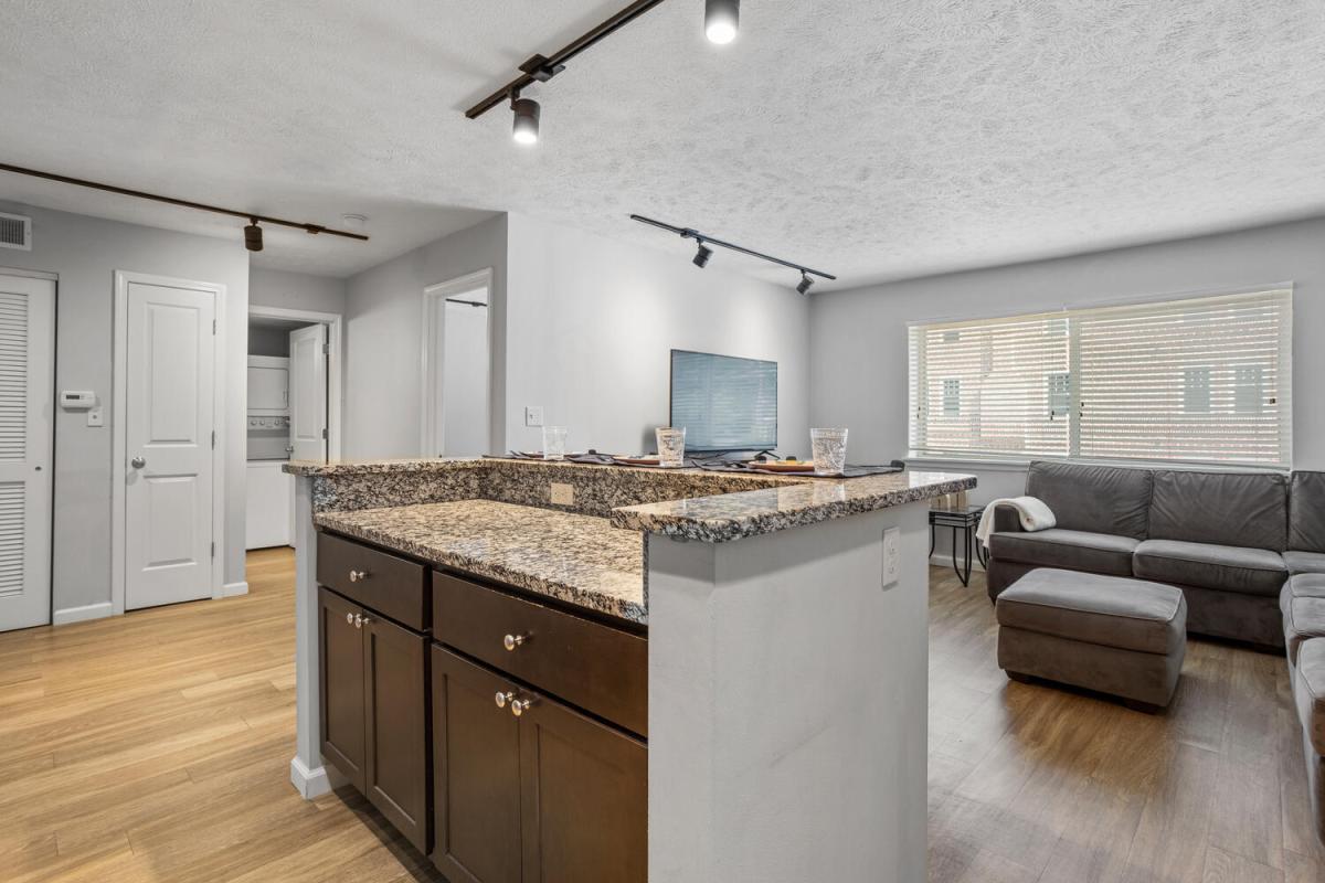 Dining, Kitchen, and Living Area