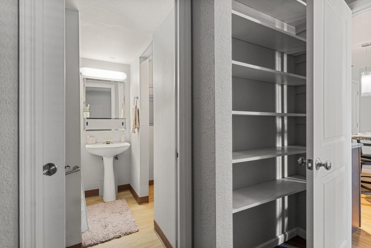 Bathroom and storage