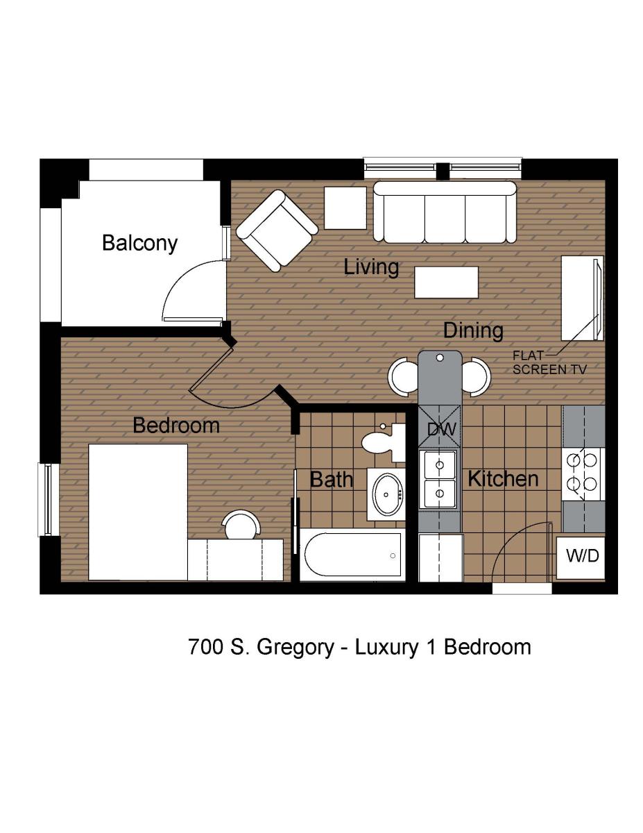 700G-1BR LUX Floorplan