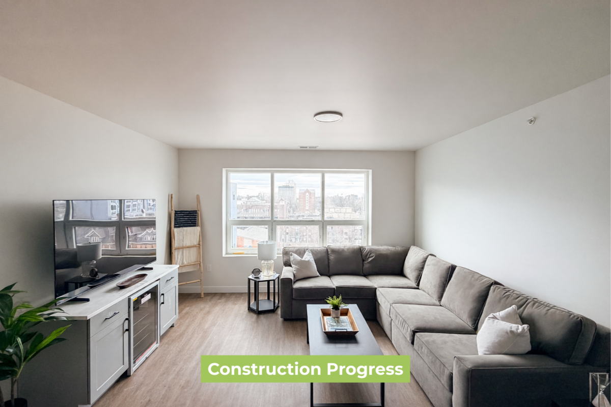 505 S. Fifth - The Station Construction Progress - Living Room