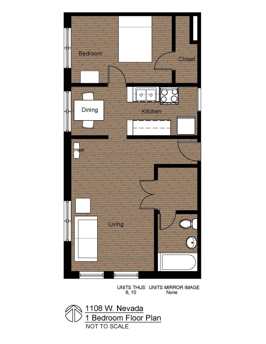 1108N 1BR PLAN #6 #10